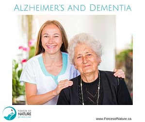 woman with alzheimers disease and dementia who wants natural treatment from a naturopathic doctor
