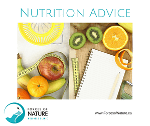 Picture of healthy foods that a naturopath would recommend eating as Nutrition Advice