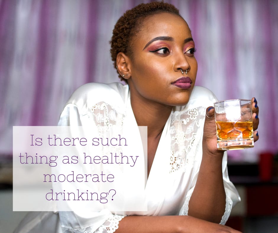 woman wondering is alcohol healthy